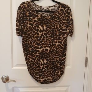 Leopard print tee